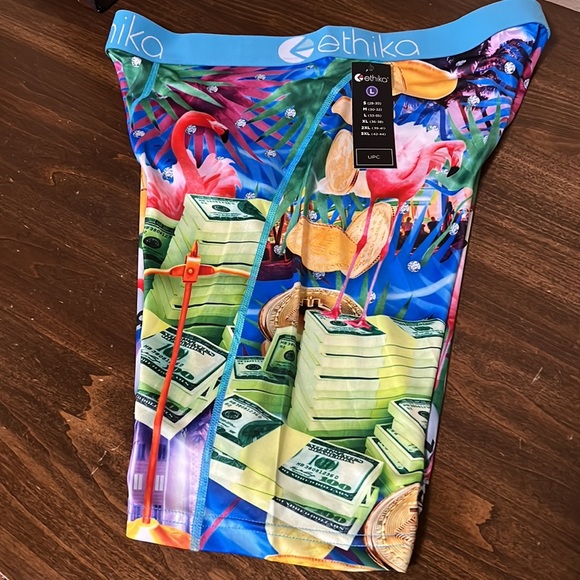 Ethika Bitcoin Cash & Tropical Life New Boxer Brief Multicolored Men’s Underwear - Picture 8 of 8